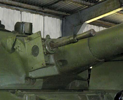 Маска орудия танка Т-10М